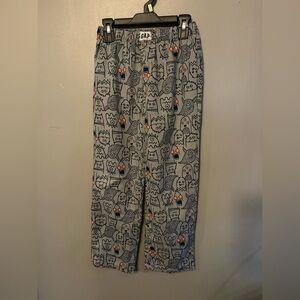 Gap Kids Pajama Pants - gray with monster print